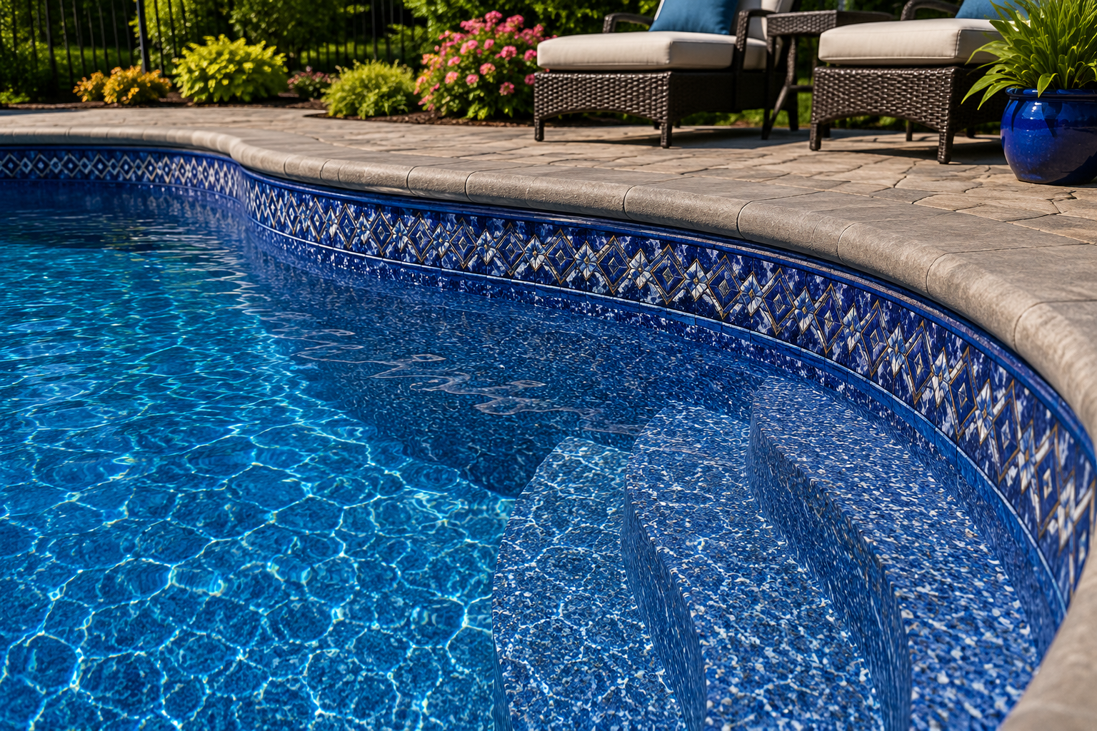 Vinyl Pools Liner Colors and Patterns