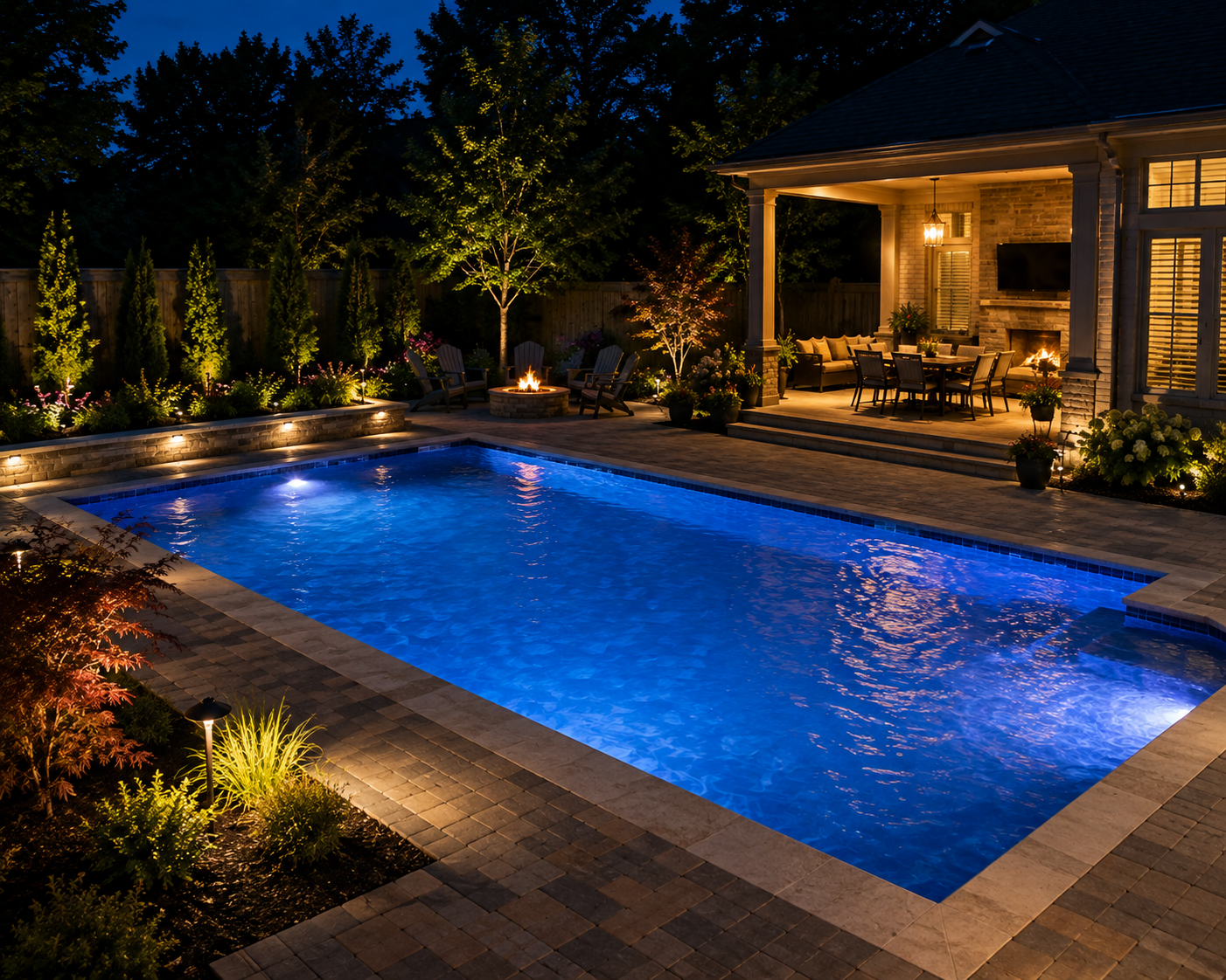 Vinyl Pools at Night