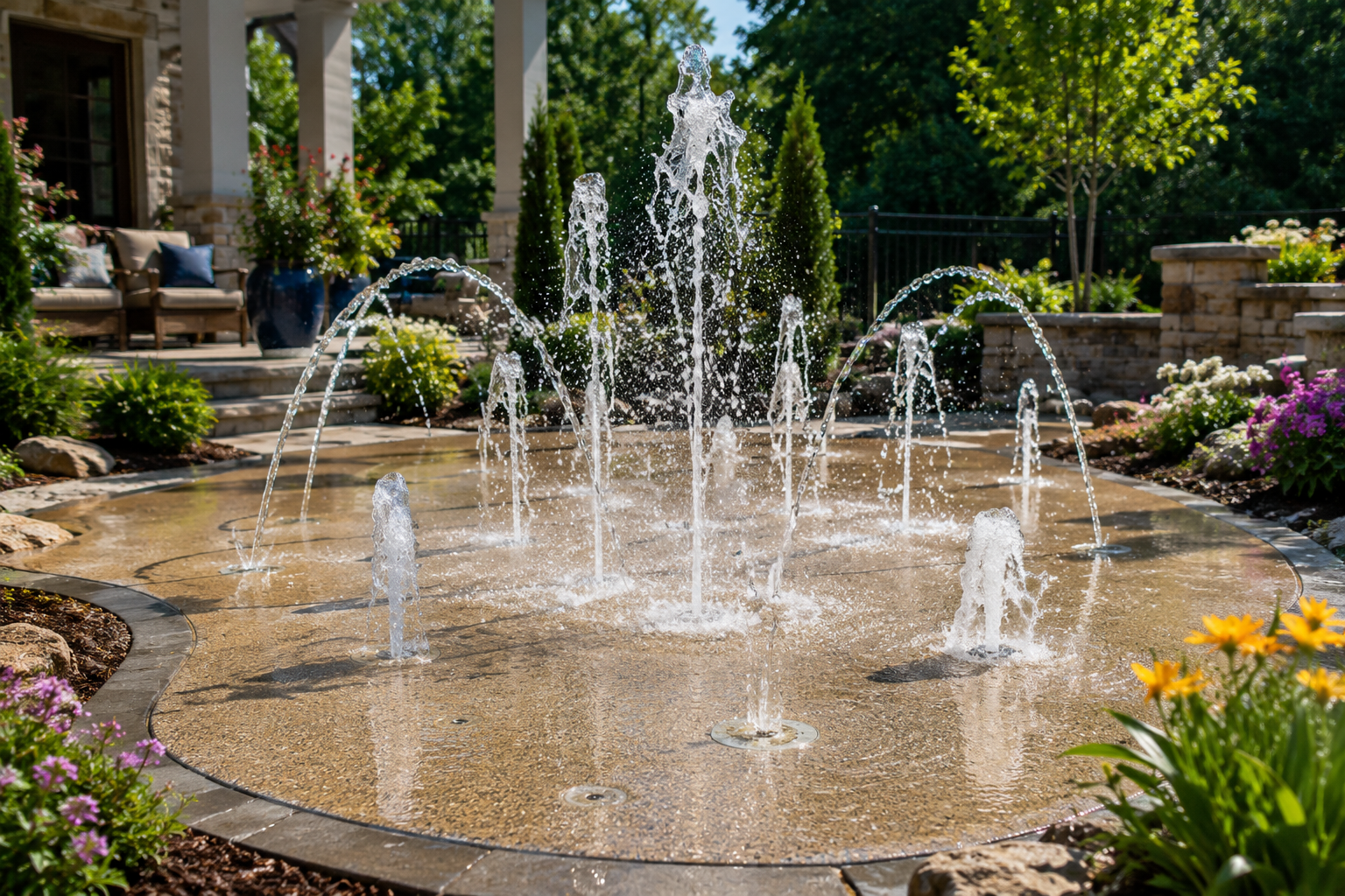 Custom Water Features & Spray Jets